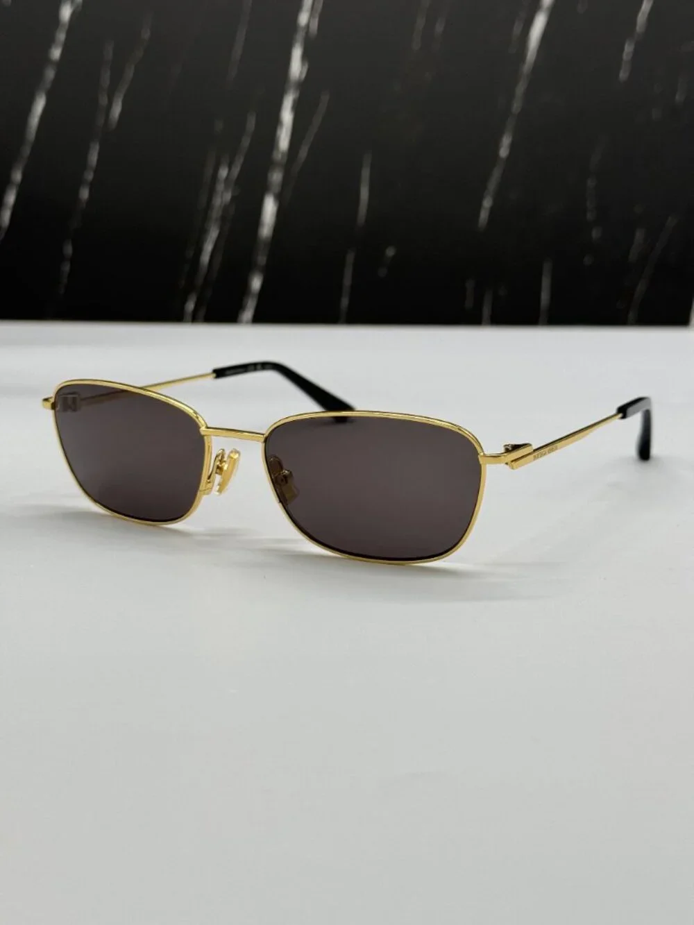 NEW BOTTEGA VENETA BV1300S 001 WOMEN GOLD SUNGLASSES